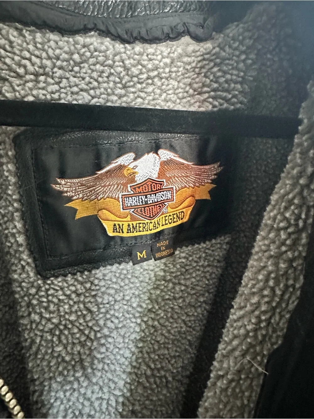 Men's Harley Davidson Black Leather Jacket
